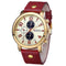 Men Analog Quartz Wristwatch-golden red-JadeMoghul Inc.