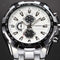 Men Analog Watch / Full Stainless Steel Military Wrist Watch-Silver White-JadeMoghul Inc.
