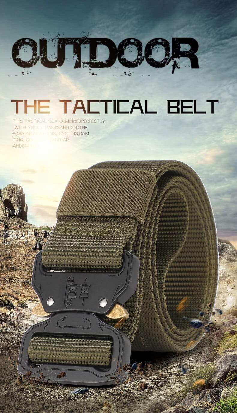 Men Army Tactical Nylon Belt