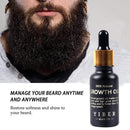 Men Beard Growth  Oil Kit Soften Hair Growth Nourishing Enhancer Beard Wax Balm Moustache Oil Leave-In Conditioner Beard Care AExp
