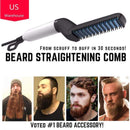 Men Beard Straightener Hair Styler Combs Hair Straightening Flat Iron Multifunctional Quick Hair Styler Ship from USA WAREHOUSE JadeMoghul Inc. 