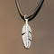 Men Bijoux Vinatge Silver Plated Elephant Wing Cross Love Leather Necklace Pendant For Women Chain Collares Jewelry Bijoux 2017-N787-JadeMoghul Inc.