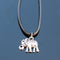 Men Bijoux Vinatge Silver Plated Elephant Wing Cross Love Leather Necklace Pendant For Women Chain Collares Jewelry Bijoux 2017-N795-JadeMoghul Inc.