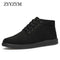 Men Boots Winter Snow Boots For Man Lace-Up Style Fashion Casual Plush Non-slip Keep Warm Youth Cotton Shoes-Black-5.5-JadeMoghul Inc.