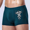 Men Boxer Short / Mid-Waist Breathable Underwear-U1SL Dark Green-L-JadeMoghul Inc.