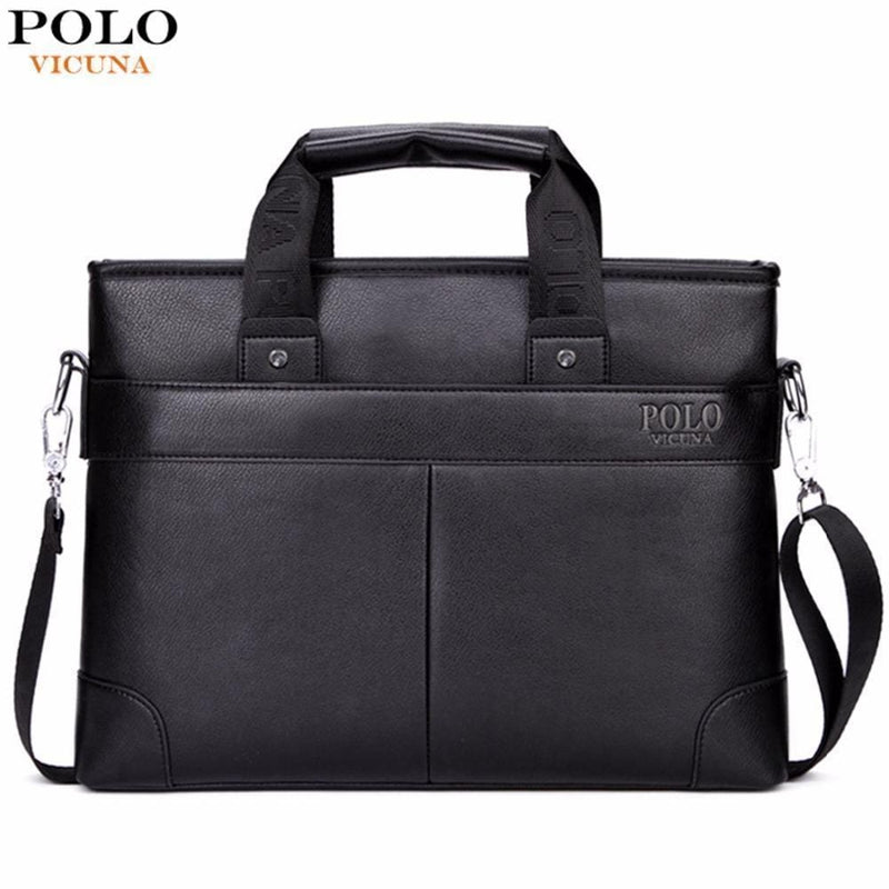 High Quality PU Leather Briefcase / Classic Business Leather Handbag