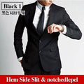 Men Business Suit / Slim Fit Formal Suit-Black1-XS-JadeMoghul Inc.