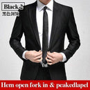 Men Business Suit / Slim Fit Formal Suit-Black2-XS-JadeMoghul Inc.