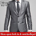 Men Business Suit / Slim Fit Formal Suit-Silver2-XS-JadeMoghul Inc.