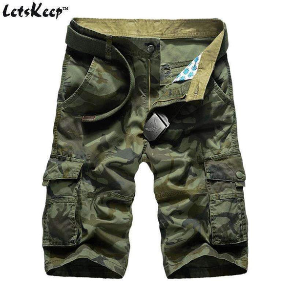 Men Camouflage Cargo Shorts-Camouflage Khaki-29-JadeMoghul Inc.
