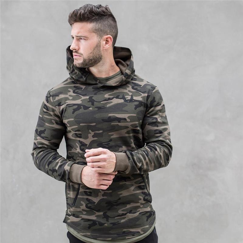 Men Camouflage Hoodies / Fitness Sweatshirts / Sportswear Clothing-beige-S-JadeMoghul Inc.