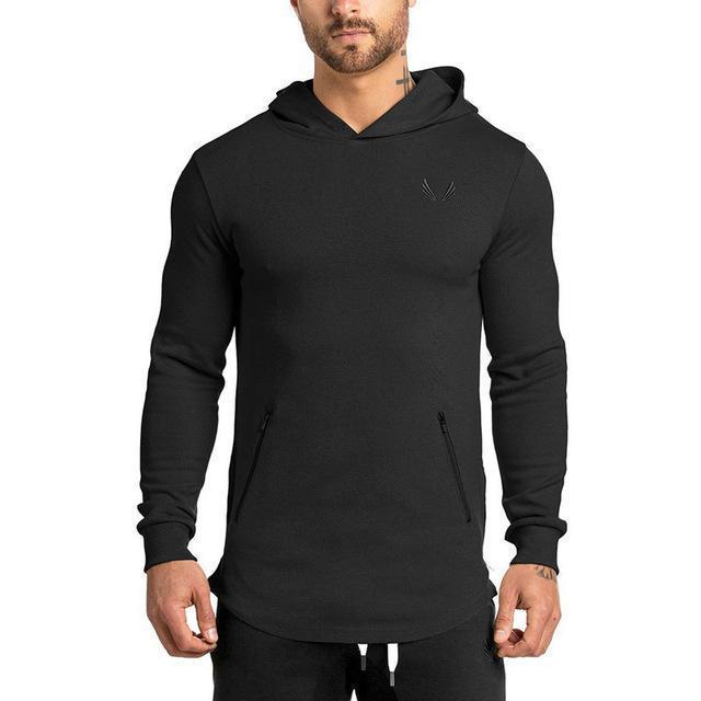 Men Camouflage Hoodies / Fitness Sweatshirts / Sportswear Clothing-Black-S-JadeMoghul Inc.