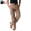 Men Cargo Pants / Tactical Casual Multi Pocket Trouser-Black-27-JadeMoghul Inc.