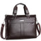 Men Casual Briefcase Business Shoulder Bag Leather Messenger Bags Computer Laptop Handbag Bag Men's Travel Bags-Brown-China-JadeMoghul Inc.