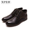 Men Casual Fashion High-Cut Lace-up Warm Shoes-Black-7-China-JadeMoghul Inc.