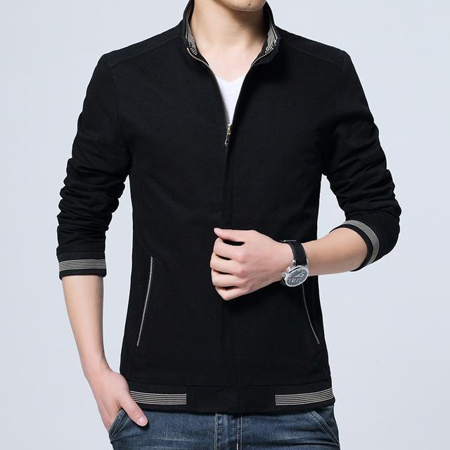 Men Casual Jacket - Slim Fit Blazer-black 2-XL-JadeMoghul Inc.