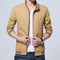 Men Casual Jacket - Slim Fit Blazer-khaki 2-XL-JadeMoghul Inc.