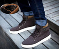 Men Casual Lace-Up / Rubber Boots-brown-6-JadeMoghul Inc.