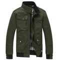 Men Casual Multi-Pocket Comfortable Jacket-Army green-M-JadeMoghul Inc.