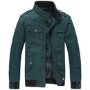 Men Casual Multi-Pocket Comfortable Jacket-Blue ink-M-JadeMoghul Inc.