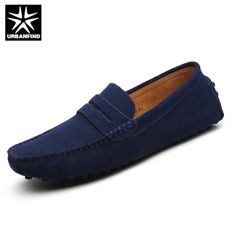 Men Casual Shoes 2017 Fashion Men Shoes Leather Men Loafers Moccasins Slip On Men's Flats Loafers Male Shoes-Orange-11-JadeMoghul Inc.