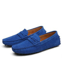 Men Casual Shoes 2017 Fashion Men Shoes Leather Men Loafers Moccasins Slip On Men's Flats Loafers Male Shoes-Royal Blue-11-JadeMoghul Inc.
