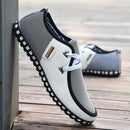 Men Casual Shoes New Arrival Light Flats Shoes Leather Loafers Slip On Mens Flats Driving Shoes Trainers Zapatos Hombre MC008-white-11-JadeMoghul Inc.