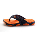 Men Casual Summer Slippers / Leisure Rubber Platform Sandals-Orange-7.5-JadeMoghul Inc.