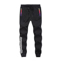 Men Casual Tracksuit Set 2018 Fashion Men's Autumn Stand Collar Pattern Sweatshirt +Sweatpants 2 Piece Sets Slim Sportswear Male-MT201black only pant-S-JadeMoghul Inc.