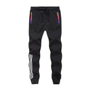 Men Casual Tracksuit Set 2018 Fashion Men's Autumn Stand Collar Pattern Sweatshirt +Sweatpants 2 Piece Sets Slim Sportswear Male-MT201black only pant-S-JadeMoghul Inc.