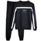 Men Casual Tracksuit Set - Sweat Track Suit Set (Jacket & Sweatpants)-M08 Black-S-JadeMoghul Inc.