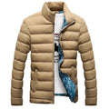 Men Casual Ultralight Duck Down Jackets - Warm Lightweight Jacket-khaki EM070-S-JadeMoghul Inc.
