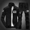 Men Clothing Suit Set / Casual Sweatshirts & Pant-Black-M-JadeMoghul Inc.