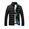 Men Cotton Blend Bomber Jacket / Casual Thick Outwear-Black-XL-JadeMoghul Inc.