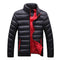 Men Cotton Blend Bomber Jacket / Casual Thick Outwear-Red-XL-JadeMoghul Inc.