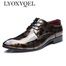 Men Dress Shoes / Luxury Leather Fashion Oxfords-Red-11-JadeMoghul Inc.