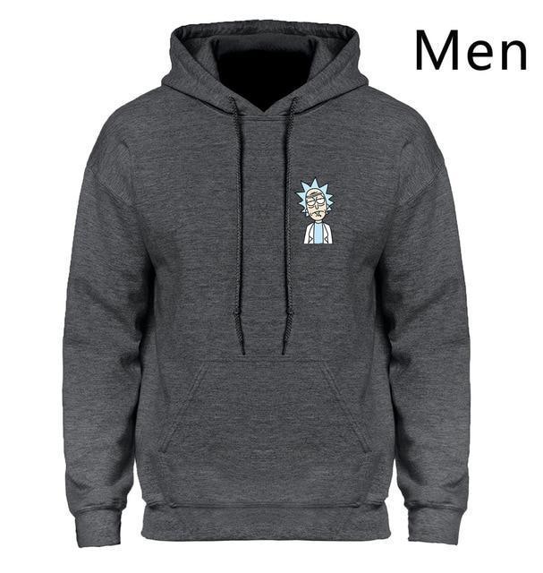 Men Elegant Sweatshirt - Warm Hoodie-Dark Gray1-S-JadeMoghul Inc.