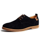 Men Flats / Lace-Ups / Leather Shoes-Black-6.5-JadeMoghul Inc.