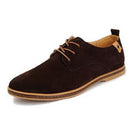 Men Flats / Lace-Ups / Leather Shoes-Brown-6.5-JadeMoghul Inc.