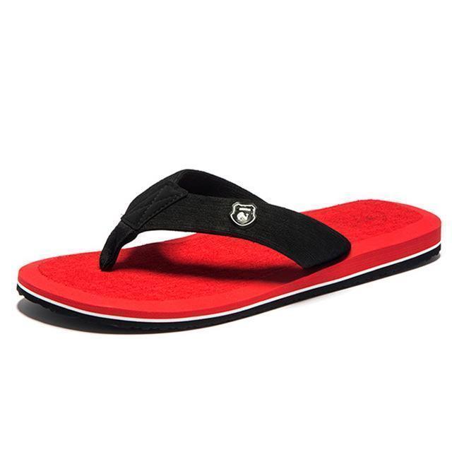 Men Flip Flops / Flat Slippers / Non-Slip Sandals-Red-14-JadeMoghul Inc.