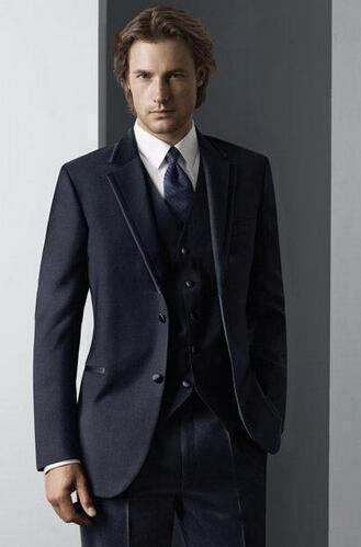 Men Formal Dress Suit Set (Jacket+Pants+Vest+Tie)-as picture 17-XS-JadeMoghul Inc.