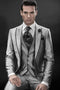 Men Formal Dress Suit Set (Jacket+Pants+Vest+Tie)-as picture 5-XS-JadeMoghul Inc.