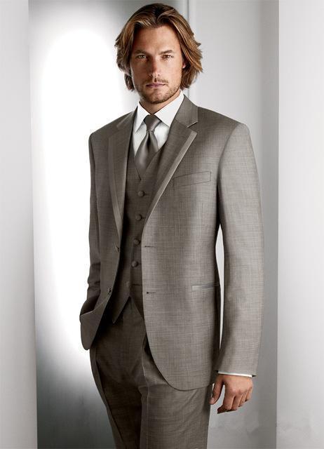 Men Formal Dress Suit Set (Jacket+Pants+Vest+Tie)-as picture 6-XS-JadeMoghul Inc.