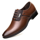Men Formal Wedding Shoes / Luxury Business Dress Shoes-J1 Brown-6-JadeMoghul Inc.