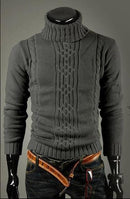 Men High Neck Slim Smart Sweater-SH-XL-JadeMoghul Inc.