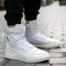 Men High Top Fashion Sneakers-White-9-JadeMoghul Inc.