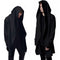 Men Hooded Sweatshirts With Black Gown / Fashion Jacket-Black-XXL-JadeMoghul Inc.