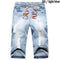 Men Jeans Shorts / Designers Shorts / Slim Jeans Shorts-Sky blue-L-JadeMoghul Inc.