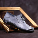 Men Leather Shoes / Casual Breathable Big Size Mens Shoes-Grey Casual Shoes-11-JadeMoghul Inc.