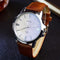 Men Luxury Business Wrist Watch-Brown white-JadeMoghul Inc.